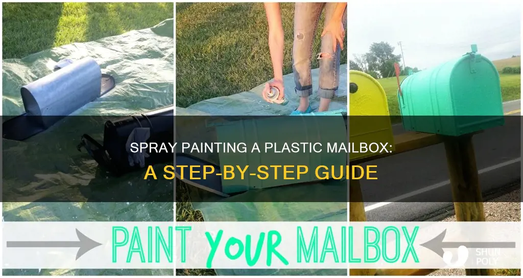 how to spray paint a plastic mailbox