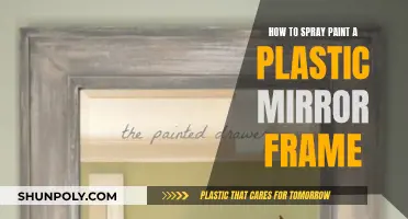 Spray Painting a Plastic Mirror Frame: A Simple Guide