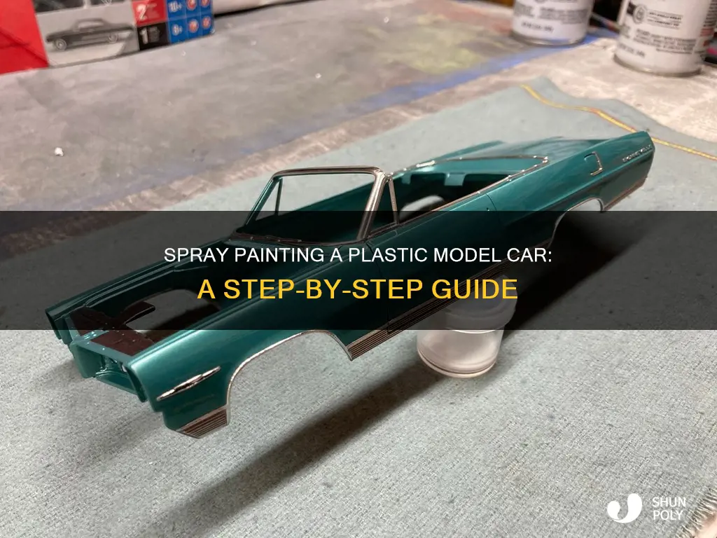how to spray paint a plastic model car