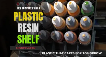 Spray Painting Resin Shelves: A Guide to Success