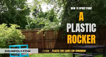 Spray-Painting a Plastic Rocker: A Step-by-Step Guide