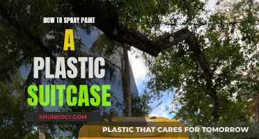 Spray Painting Plastic Suitcases: A Quick Guide