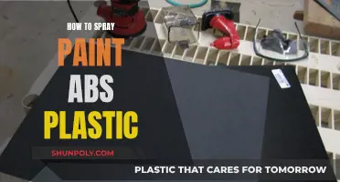 Spray Painting ABS Plastic: A Step-by-Step Guide