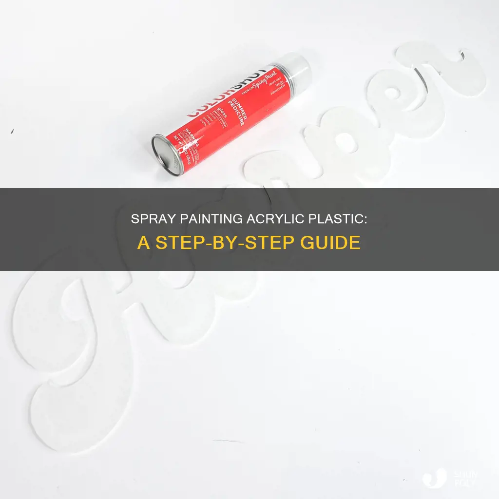 how to spray paint acrylic plastic