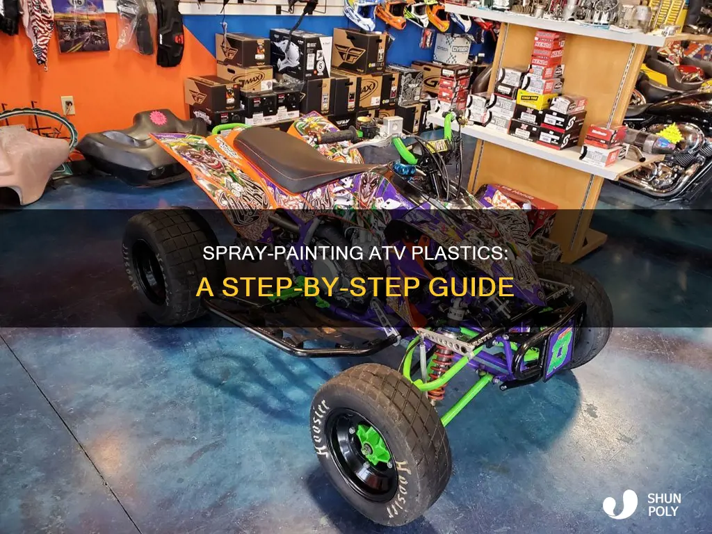 how to spray paint atv plastics