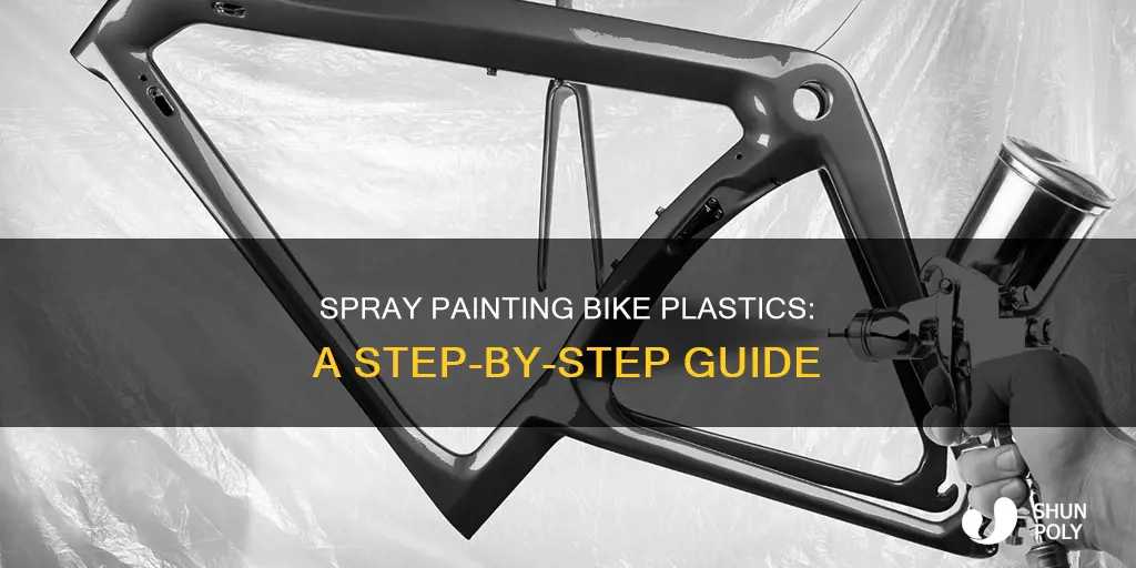 how to spray paint bike plastics