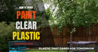 Spray Painting Clear Plastic: Expert Tips for Success