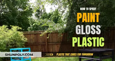 Spray Painting Gloss Plastic: The Ultimate Guide