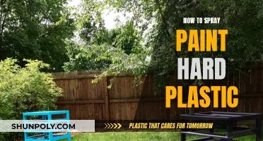 Spray Painting Hard Plastic: A Guide to Success