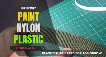 Spray Painting Nylon Plastic: A Step-by-Step Guide