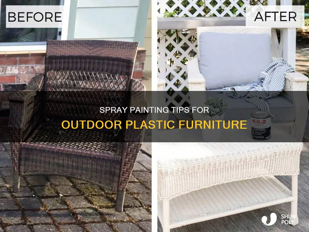 how to spray paint outdoor plastic furniture
