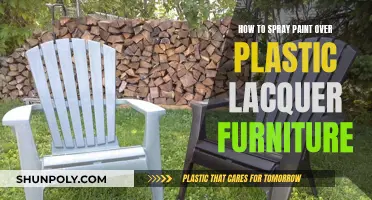 Spray Painting Over Plastic Lacquer: A Guide for Furniture Makeovers