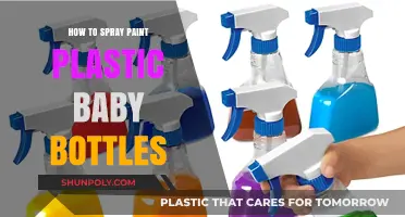 Easy DIY Guide: Spray Painting Plastic Baby Bottles for Creative Projects