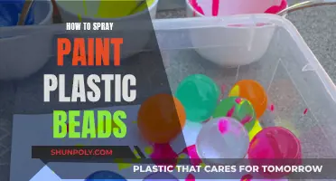 Spray Painting Plastic Beads: A Step-by-Step Guide