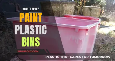 Spray-Painting Plastic Bins: A Step-by-Step Guide to Success