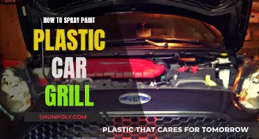 Spray Painting Your Car's Plastic Grill: A Step-by-Step Guide