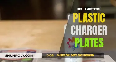 Spray Painting Plastic Charger Plates: A Simple Guide