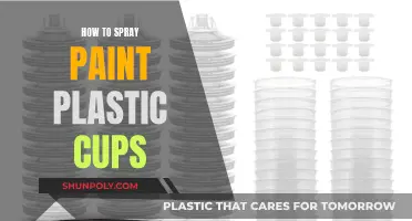 Spray Painting Plastic Cups: A Beginner's Guide