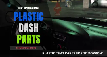Spray Painting Plastic Dash Parts: A Step-by-Step Guide