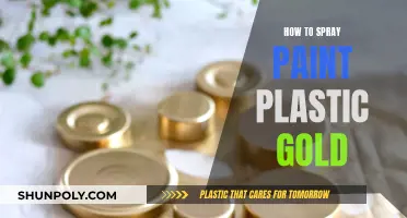 Spray Painting Plastics: Achieve a Golden Finish