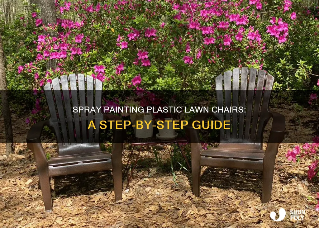 how to spray paint plastic lawn chairs