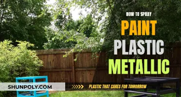 Spray Painting Plastic: Achieving a Metallic Finish