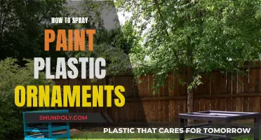Spray Painting Plastic Ornaments: A Beginner's Guide