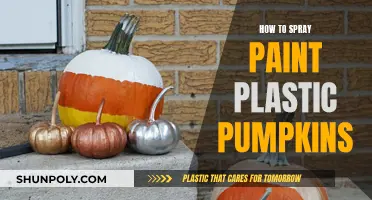 Spray Painting Plastic Pumpkins: A Quick Guide