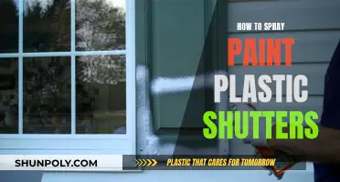 Spray Painting Plastic Shutters: A Step-by-Step Guide