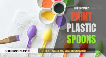 Spray Painting Plastic Spoons: A Fun and Easy Guide