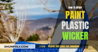 Spray Painting Plastic Wicker: A Step-by-Step Guide
