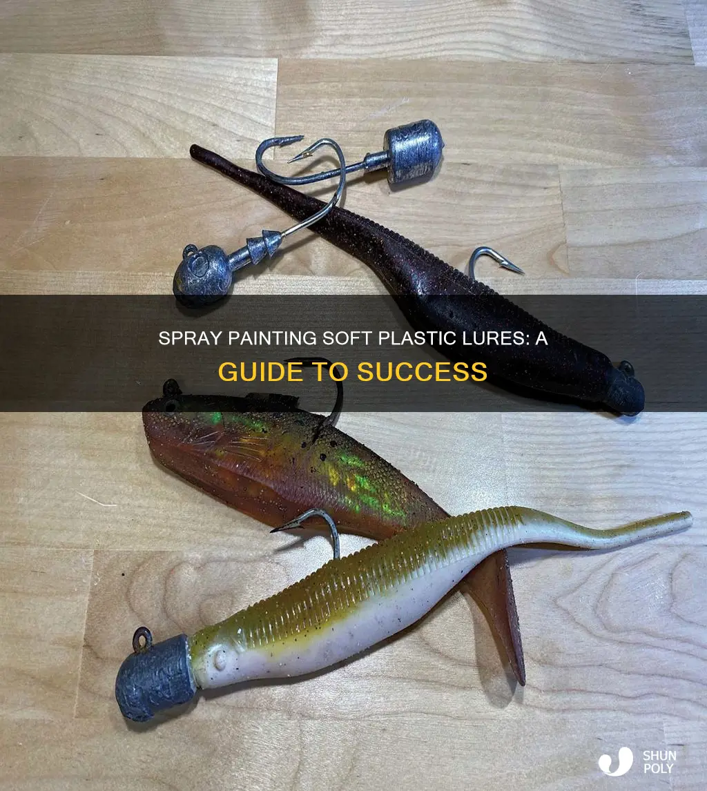 how to spray paint soft plastic lures vpi