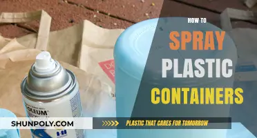 Spraying Plastic Containers: A Guide to Success
