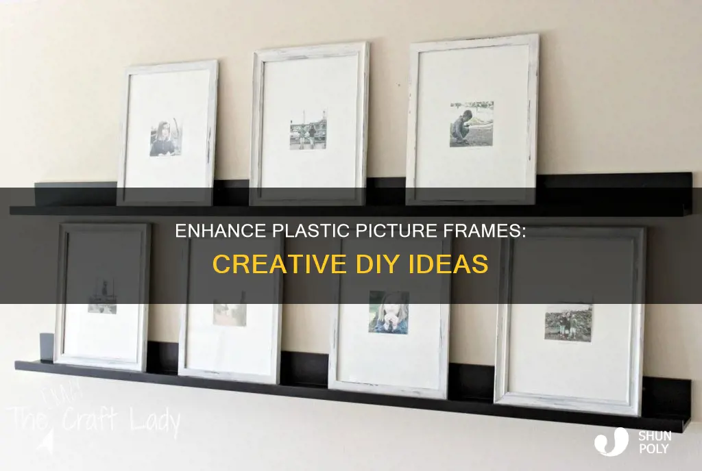 how to spruce up plastic picture frames