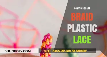 Braiding Plastic Lace: Square Technique for Beginners