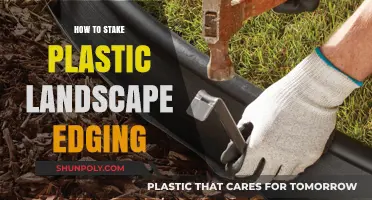 Staking Plastic Edging: A Guide to Secure Landscaping