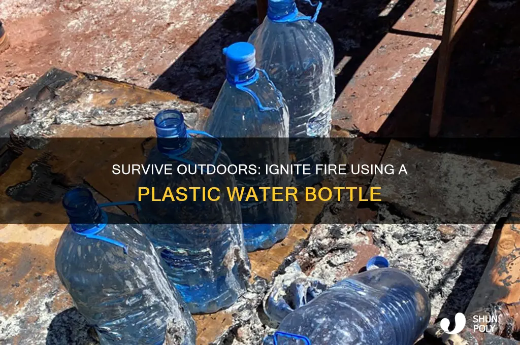 how to start a fire with a plastic water bottle