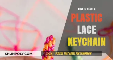 Creating Keychains: Plastic Lace Crafting for Beginners