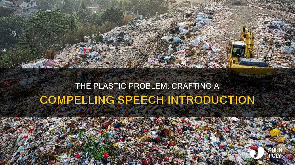 how to start a speech on plastic