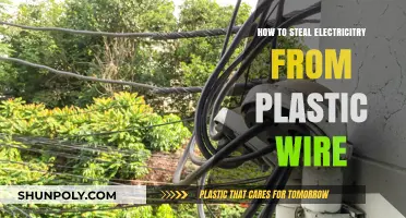 Stealing Electricity: Plastic Wire Hack