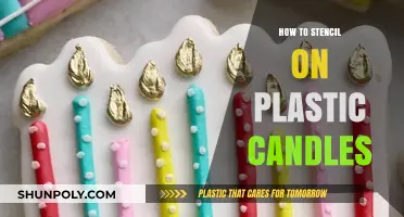 Stenciling Plastic Candles: Easy DIY Guide for Beginners