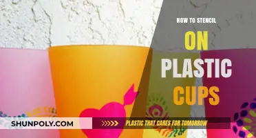 Stenciling Plastic Cups: Easy DIY Guide for Beginners