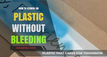 Stenciling Plastic: Tips to Avoid Bleeding Edges