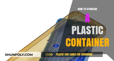 The Right Way to Sterilise Plastic Containers