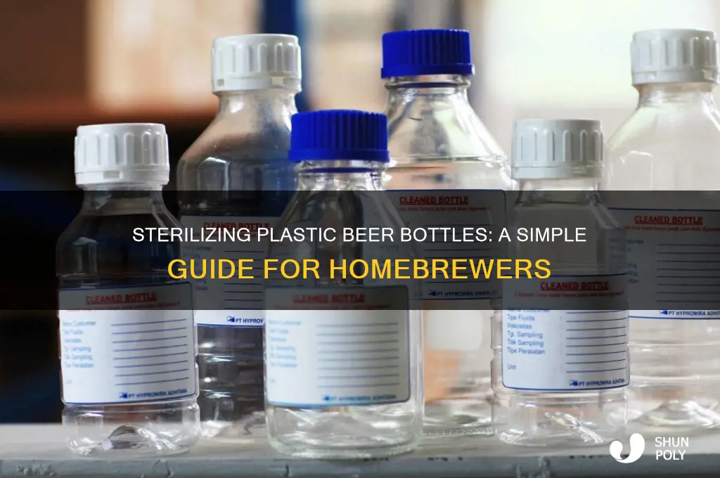 how to sterilise plastic beer bottles