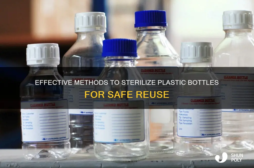 how to sterilise plastic bottles