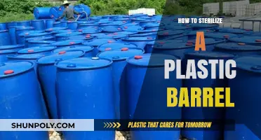 Sterilizing Plastic Barrels: Effective and Easy Methods
