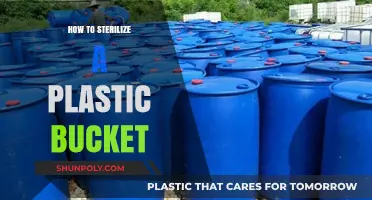Sterilizing Plastic Buckets: Easy, Quick, and Safe Methods