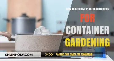 Sterilizing Plastic Containers: Gardening Preparation