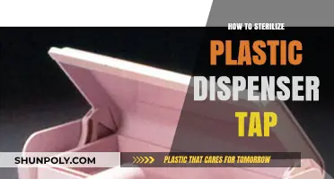 The Best Way to Sterilize Your Plastic Dispenser Tap
